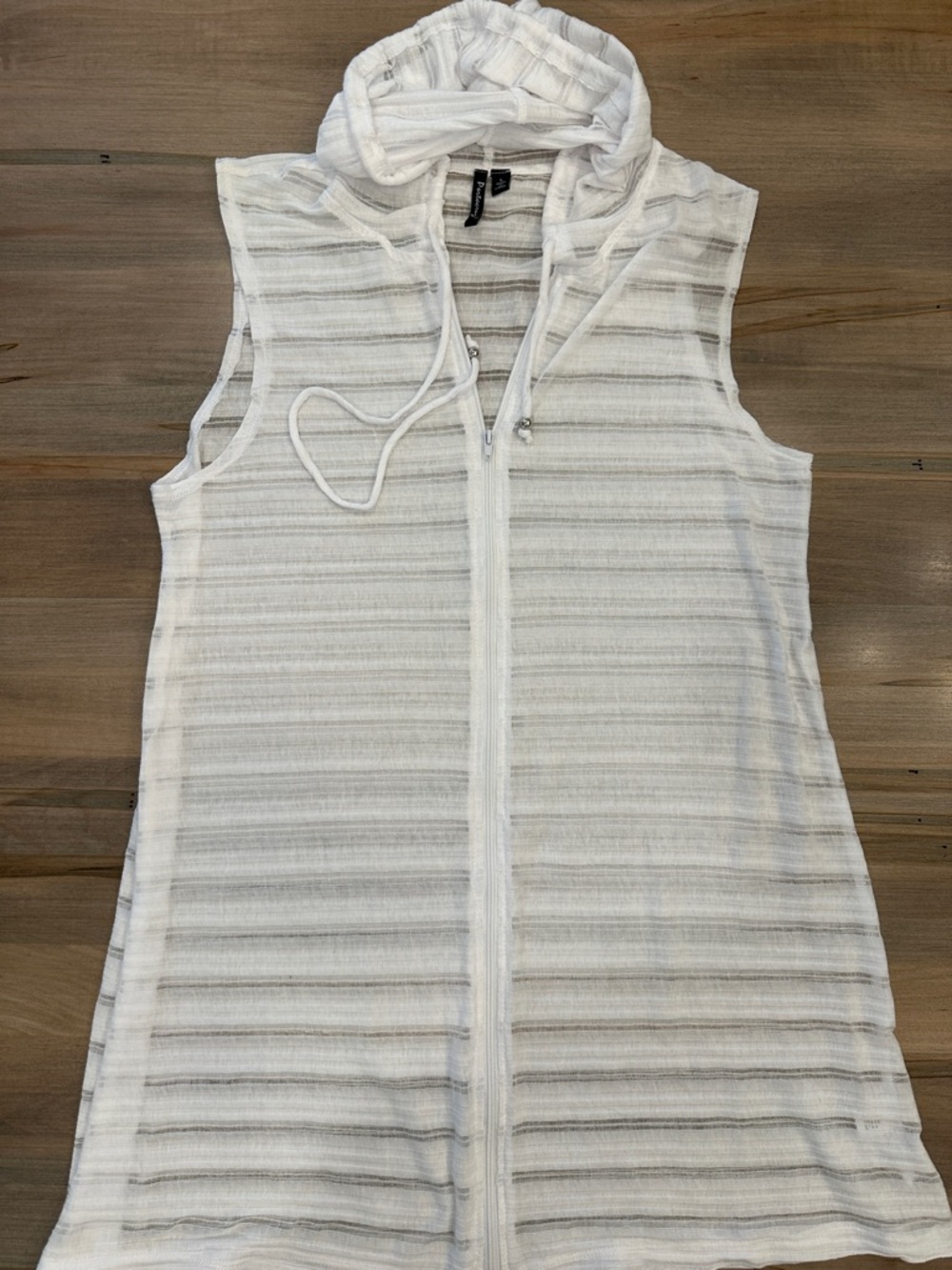 Peruvian Collection Lightweight Striped Sheer Coverup